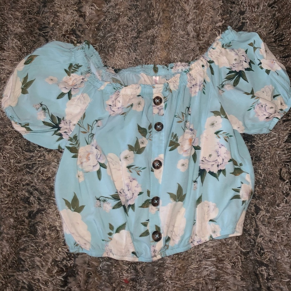 Target cropped shirt!